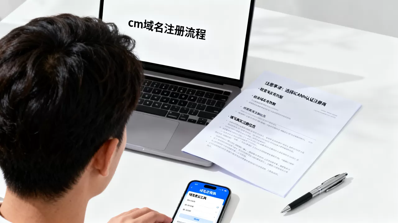 cm域名注册流程复杂吗？域名注册注意事项有哪些