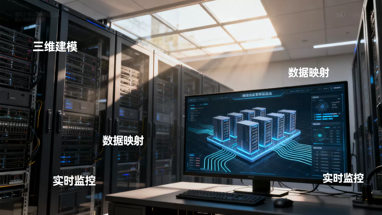 IDC机房三维可视化方案怎么做?机房监控大屏搭建 IDC机房三维可视化方案怎么做?机房监控大屏搭建
