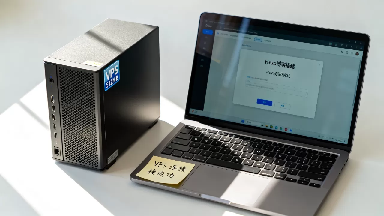 512MB VPS如何搭建Hexo博客？低配VPS搭建Hexo教程