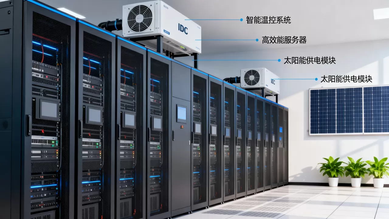 IDC机房如何实现可持续发展战略？绿色节能数据中心建设方案
