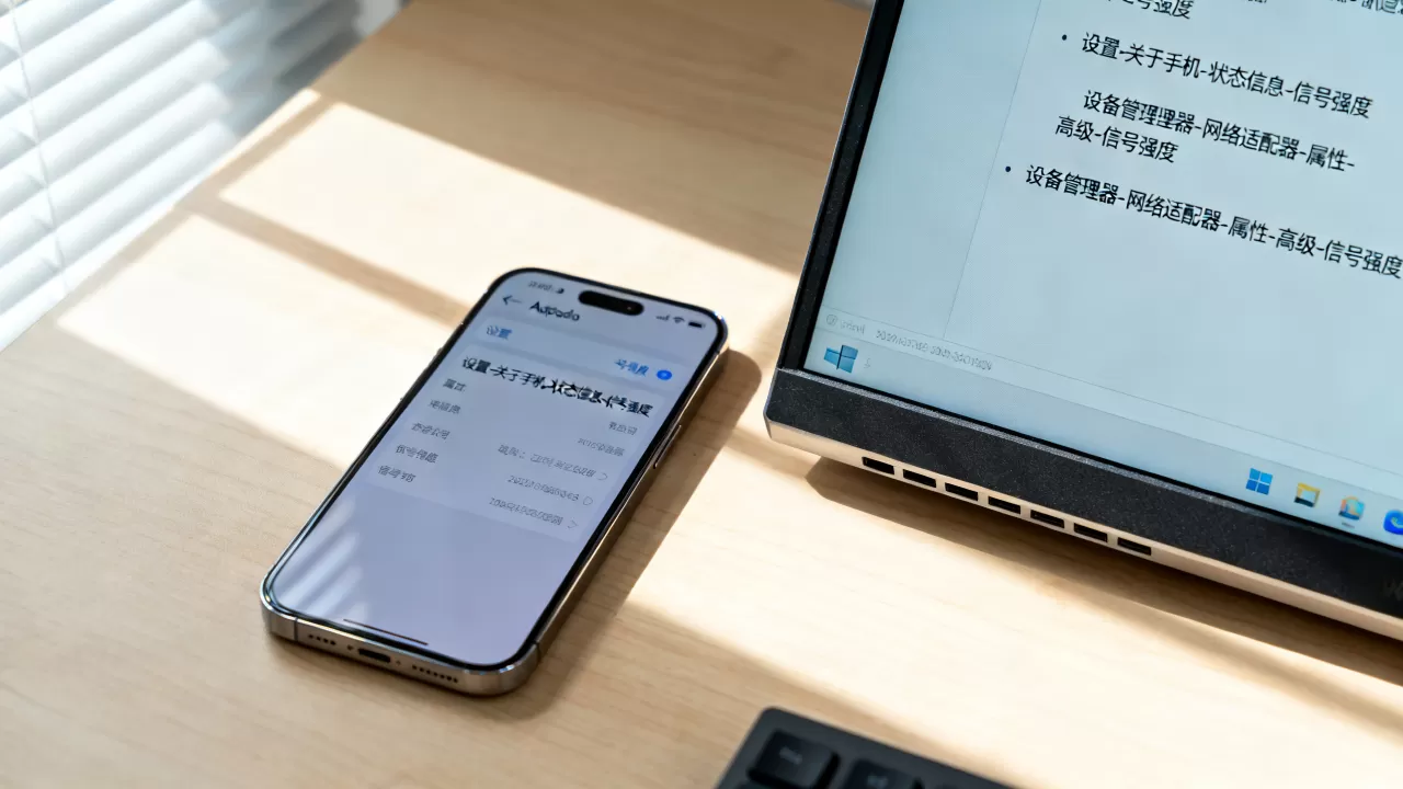 安卓4g信号强度怎么查？windows系统如何获取安卓网络信号