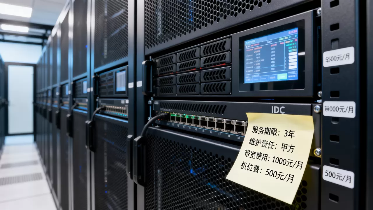 IDC机房托管服务协议内容有哪些？IDC机房托管服务费怎么算