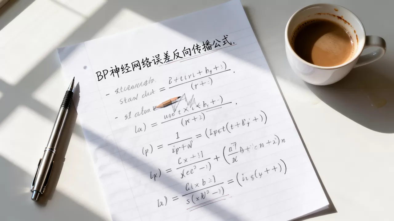 BP神经网络算法公式是什么？BP神经网络算法公式推导