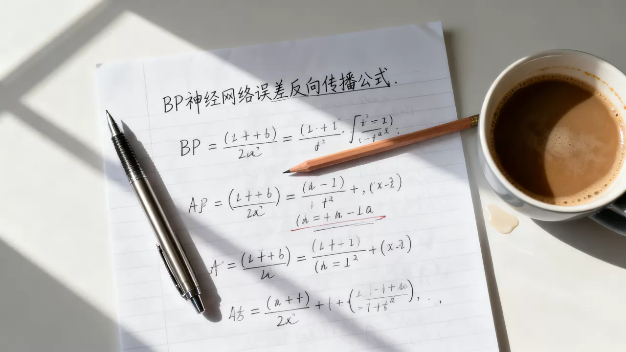 BP神经网络算法公式是什么？BP神经网络算法公式推导