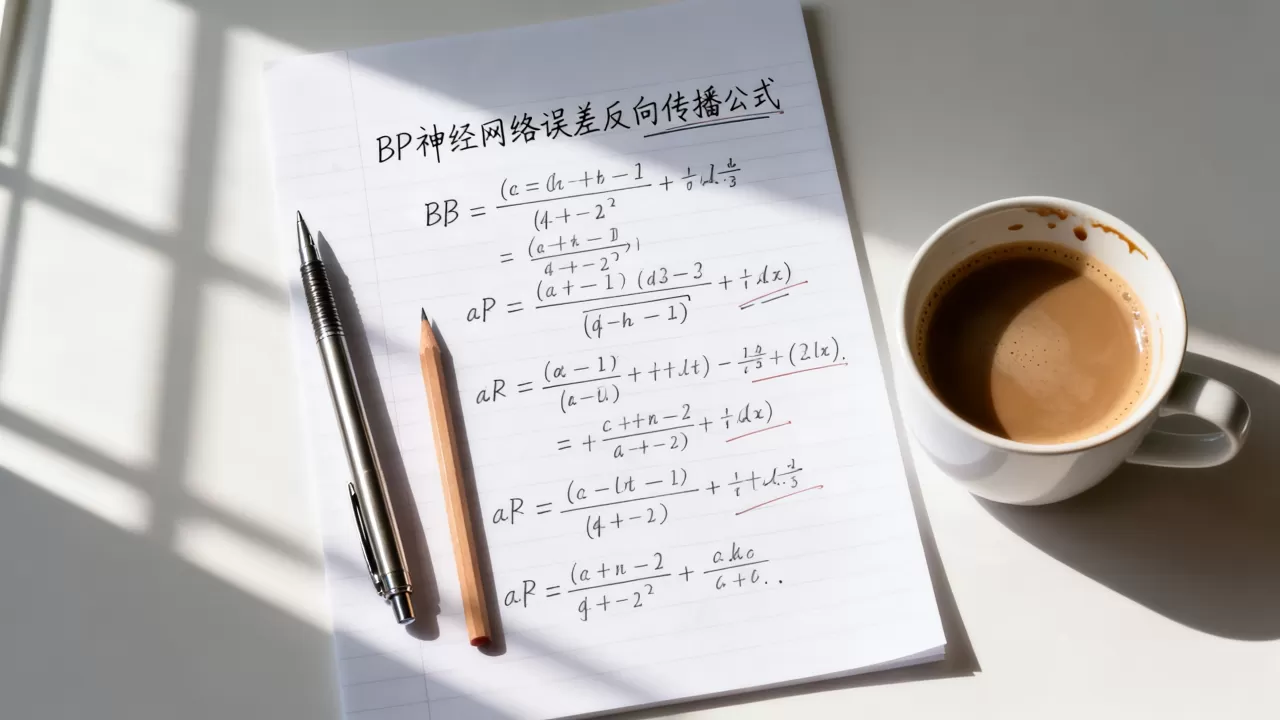BP神经网络算法公式是什么？BP神经网络算法公式推导