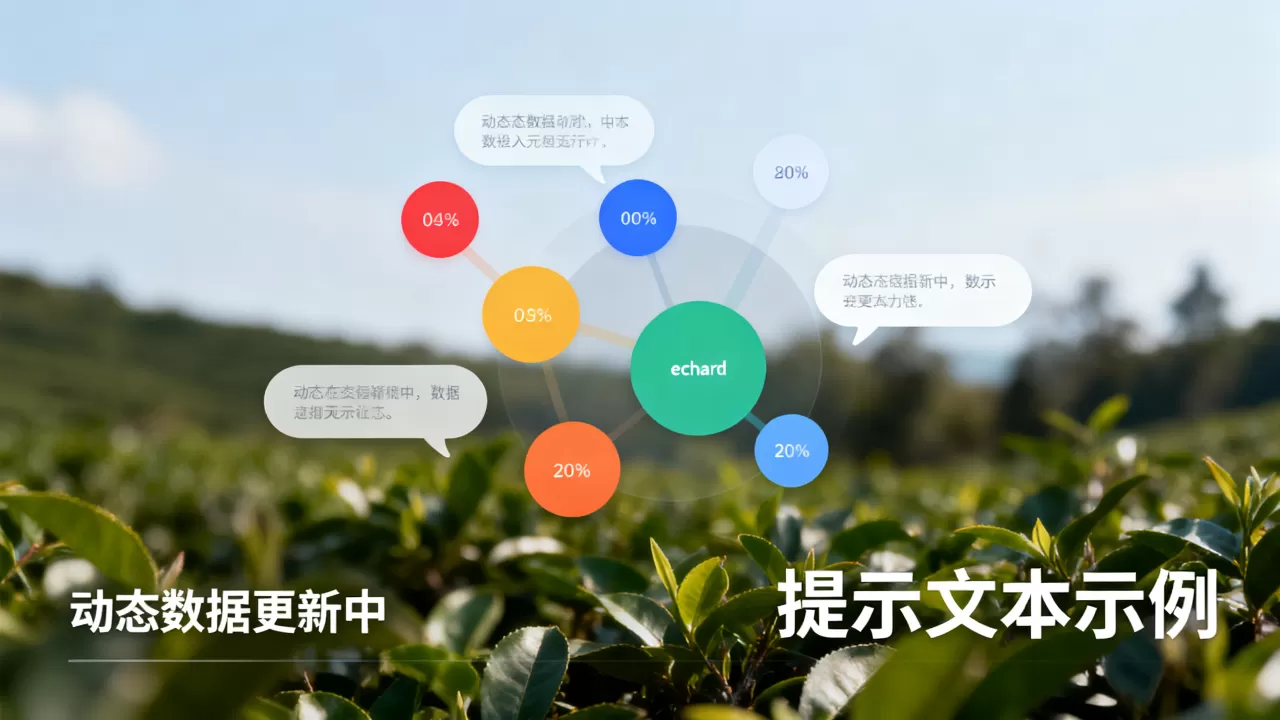 echarts节点动态数据怎么显示？echarts添加提示文本