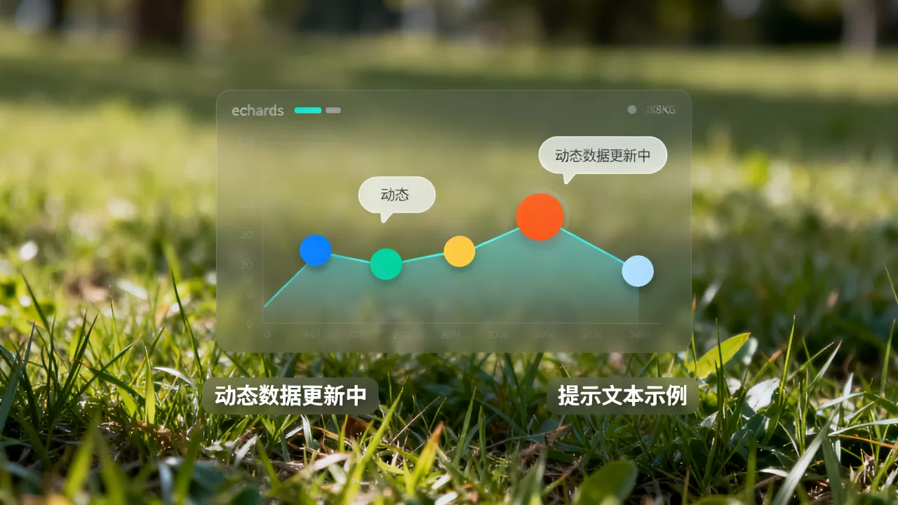 echarts节点动态数据怎么显示？echarts添加提示文本