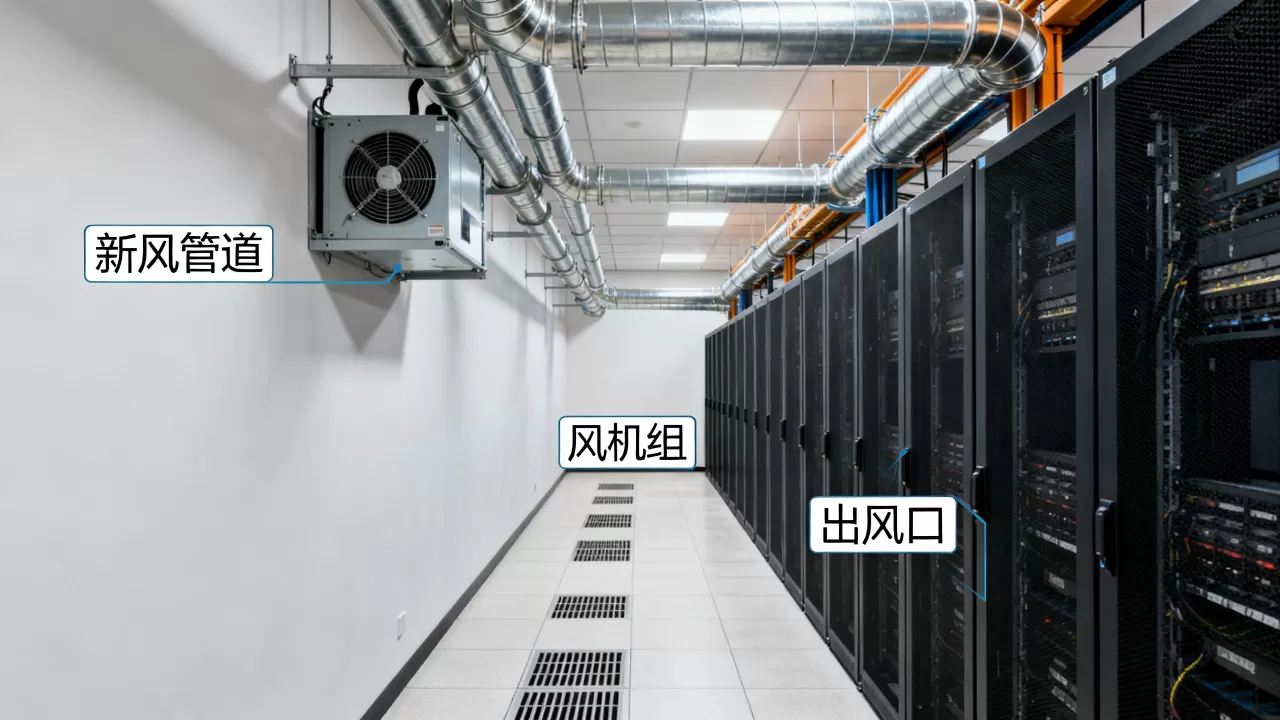 IDC机房新风系统怎么设计?机房新风系统设计方案 IDC机房新风系统怎么设计?机房新风系统设计方案