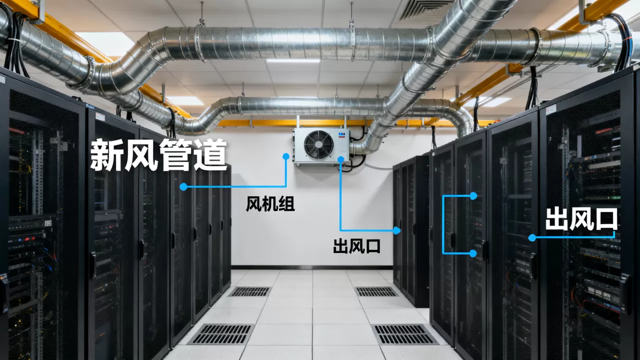 IDC机房新风系统怎么设计?机房新风系统设计方案 IDC机房新风系统怎么设计?机房新风系统设计方案