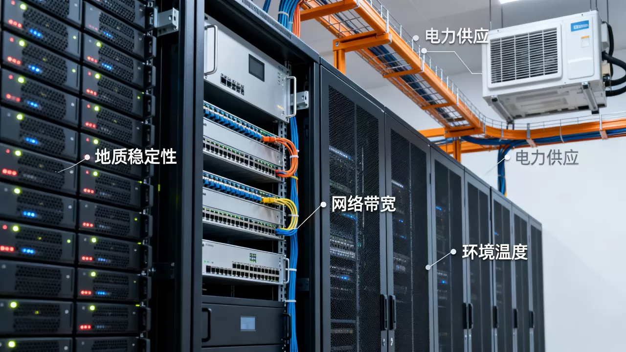IDC机房选址考虑因素有哪些？数据中心机房选址标准是什么