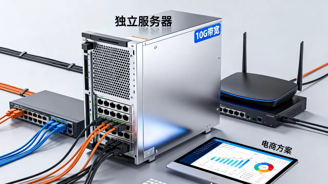 10G带宽独立服务器建电商方案靠谱吗？服务器带宽怎么选