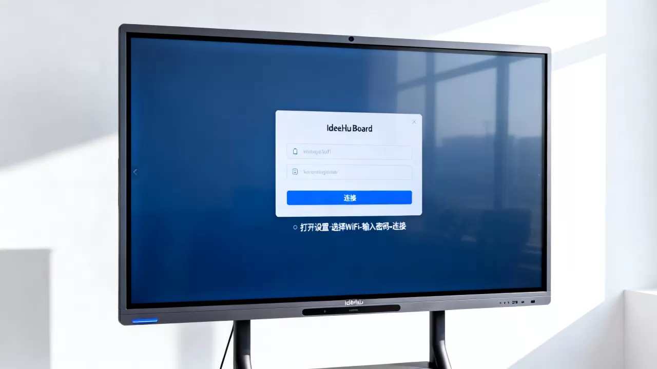 安卓WiFi通信程序怎么设置？IdeaHub Board设备连接WiFi教程