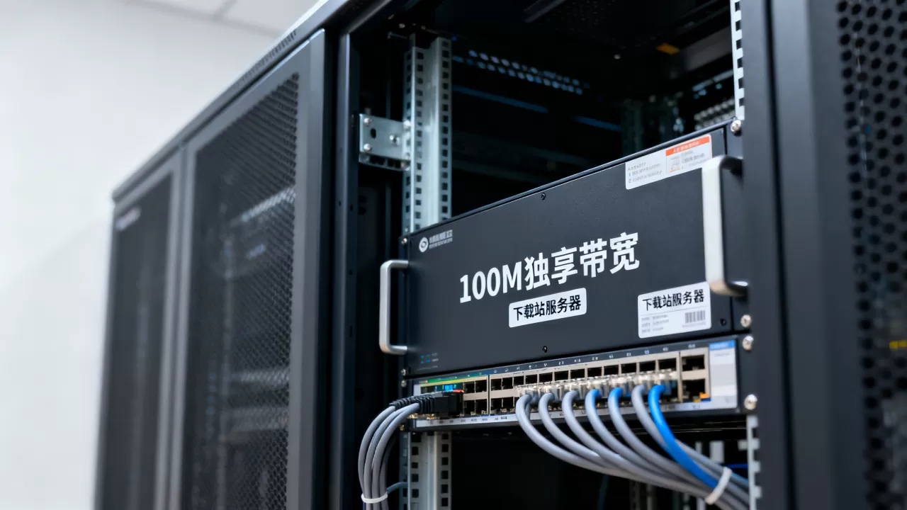 100M独享带宽独立服务器建下载站效果如何？下载站服务器带宽怎么选