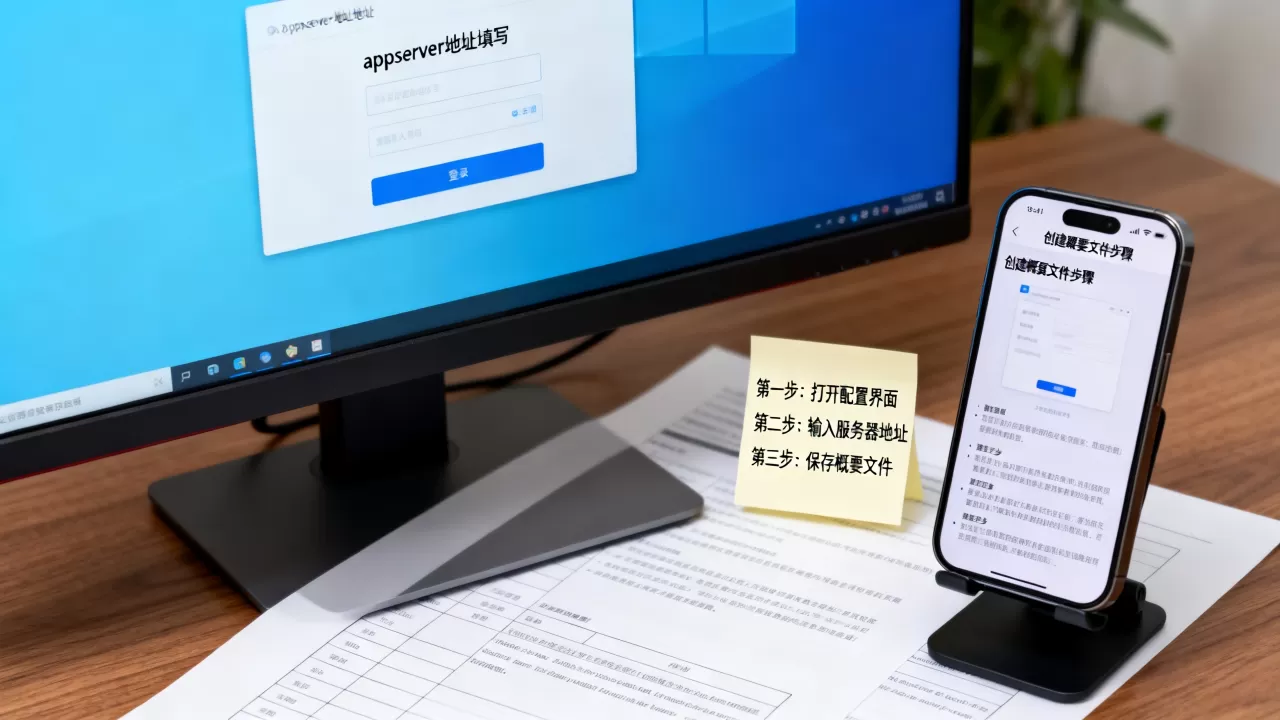 appserver地址怎么填？创建概要文件的具体步骤