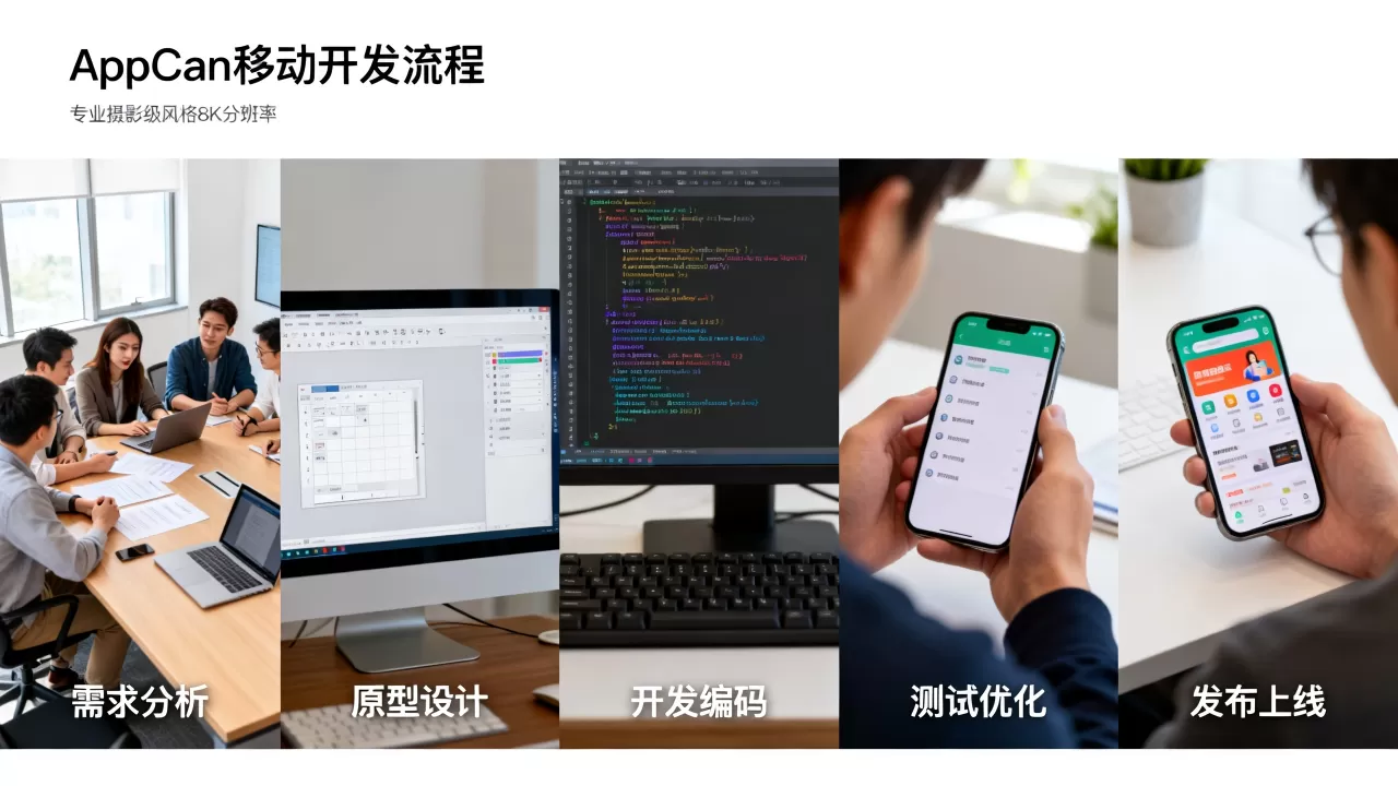 AppCan移动开发全流程怎么做？移动端开发需要哪些步骤