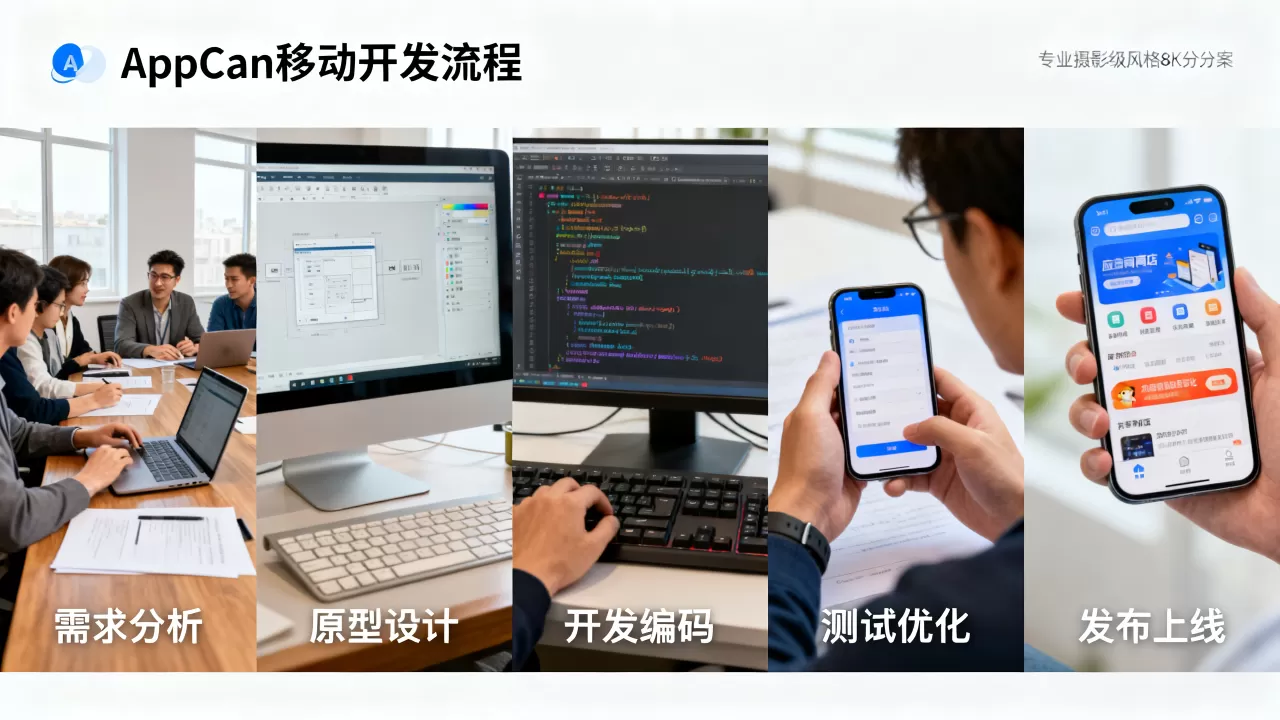 AppCan移动开发全流程怎么做？移动端开发需要哪些步骤