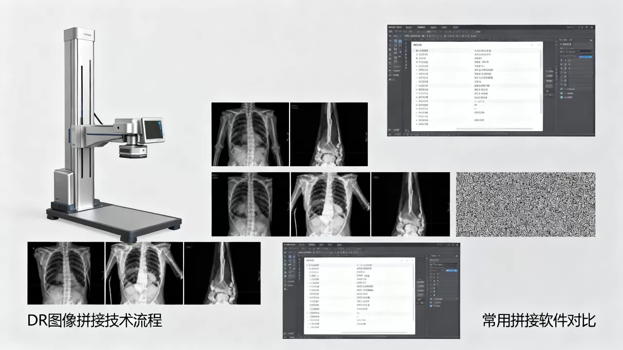 DR检测图像拼接技术如何实现？DR拍片图像拼接软件哪个好