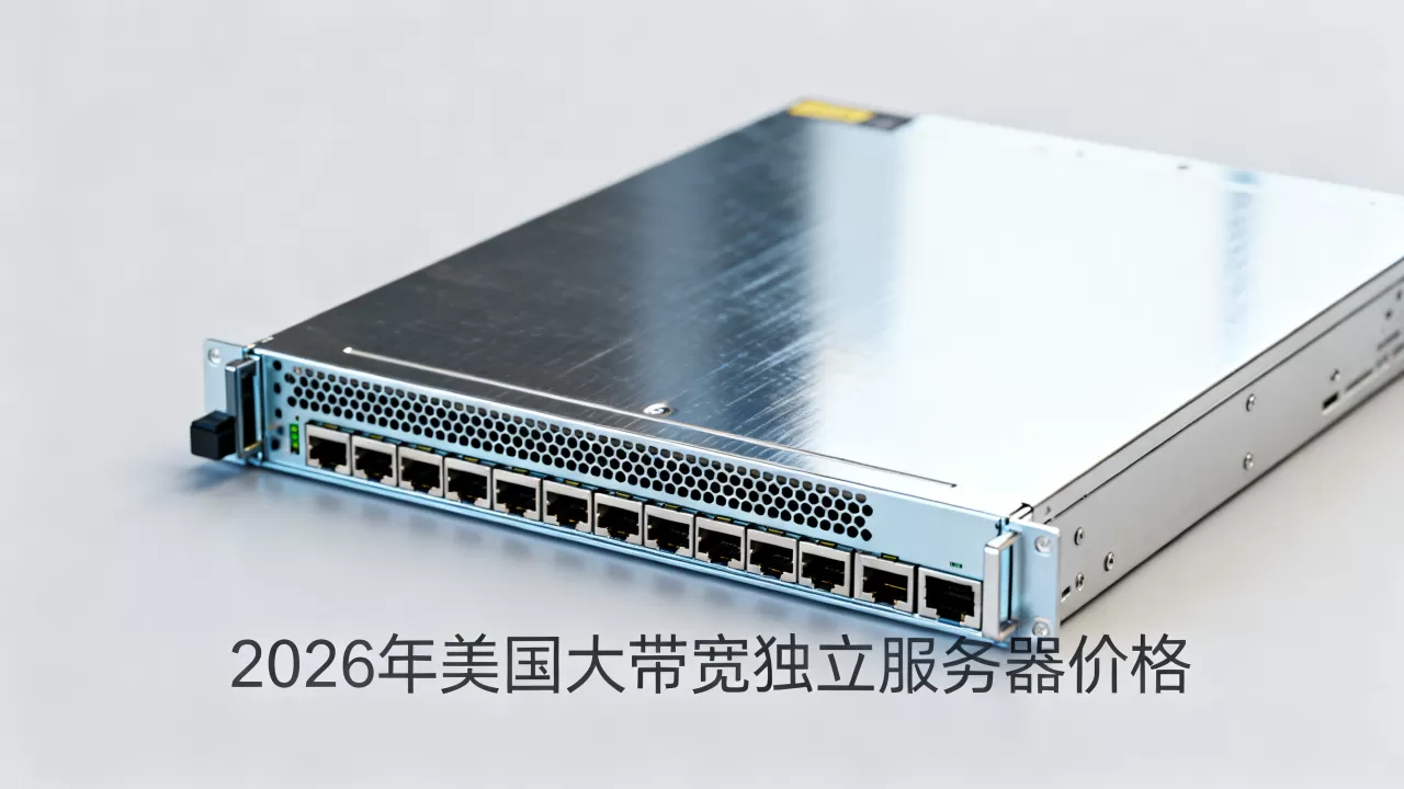 租用美国大带宽独立服务器多少钱？2026年最新价格表