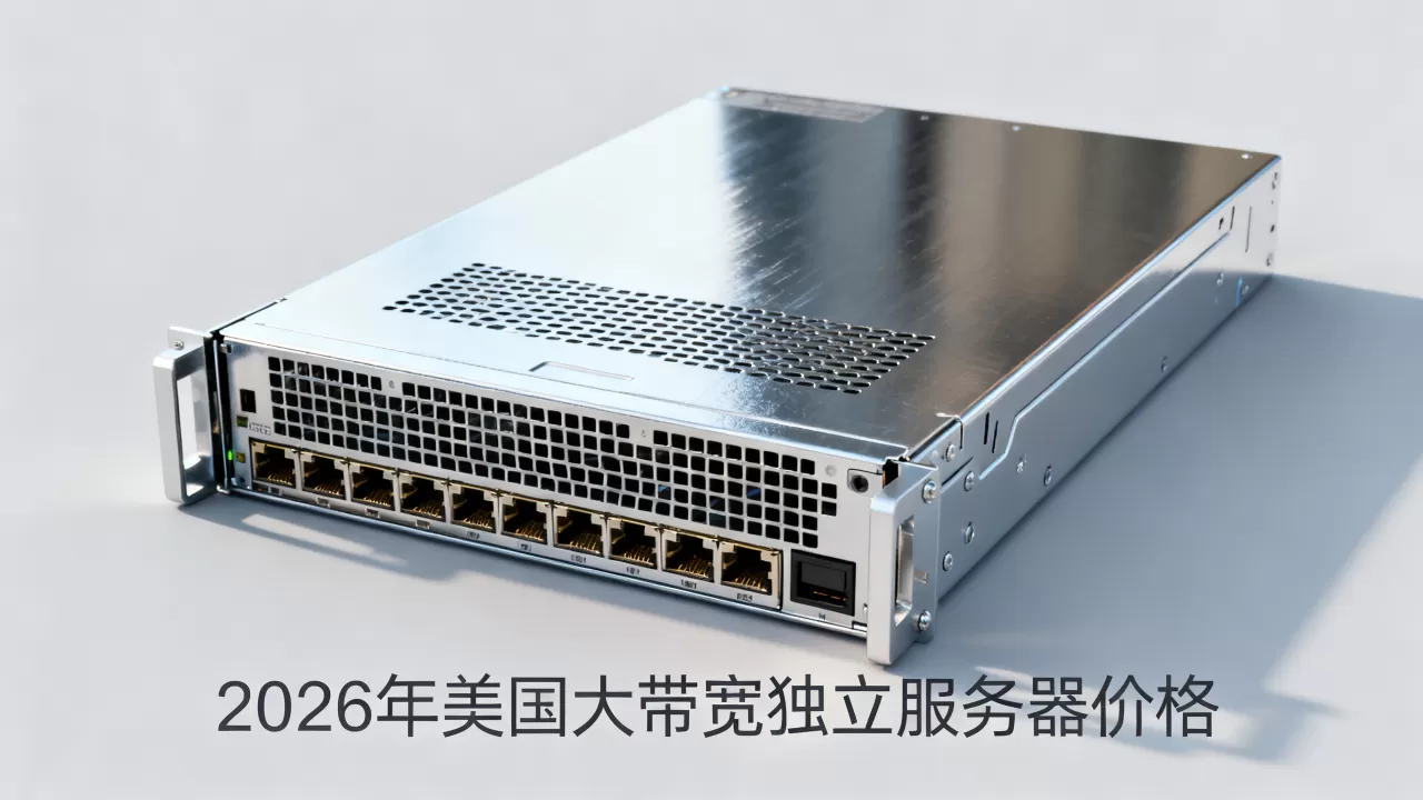 租用美国大带宽独立服务器多少钱？2026年最新价格表