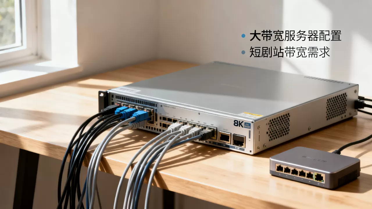大带宽服务器建短剧站怎么配置？短剧站服务器带宽需求多大