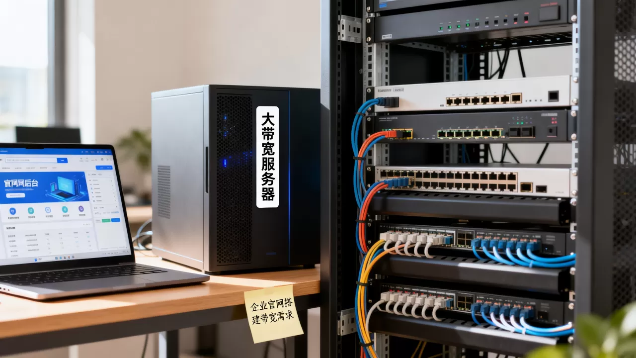 大带宽服务器跑企业官网够吗？企业官网搭建需要多大带宽