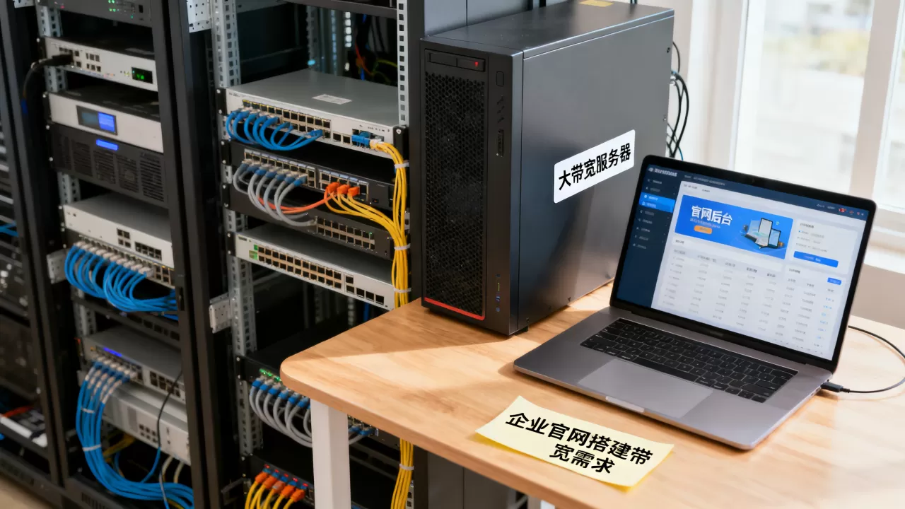 大带宽服务器跑企业官网够吗？企业官网搭建需要多大带宽