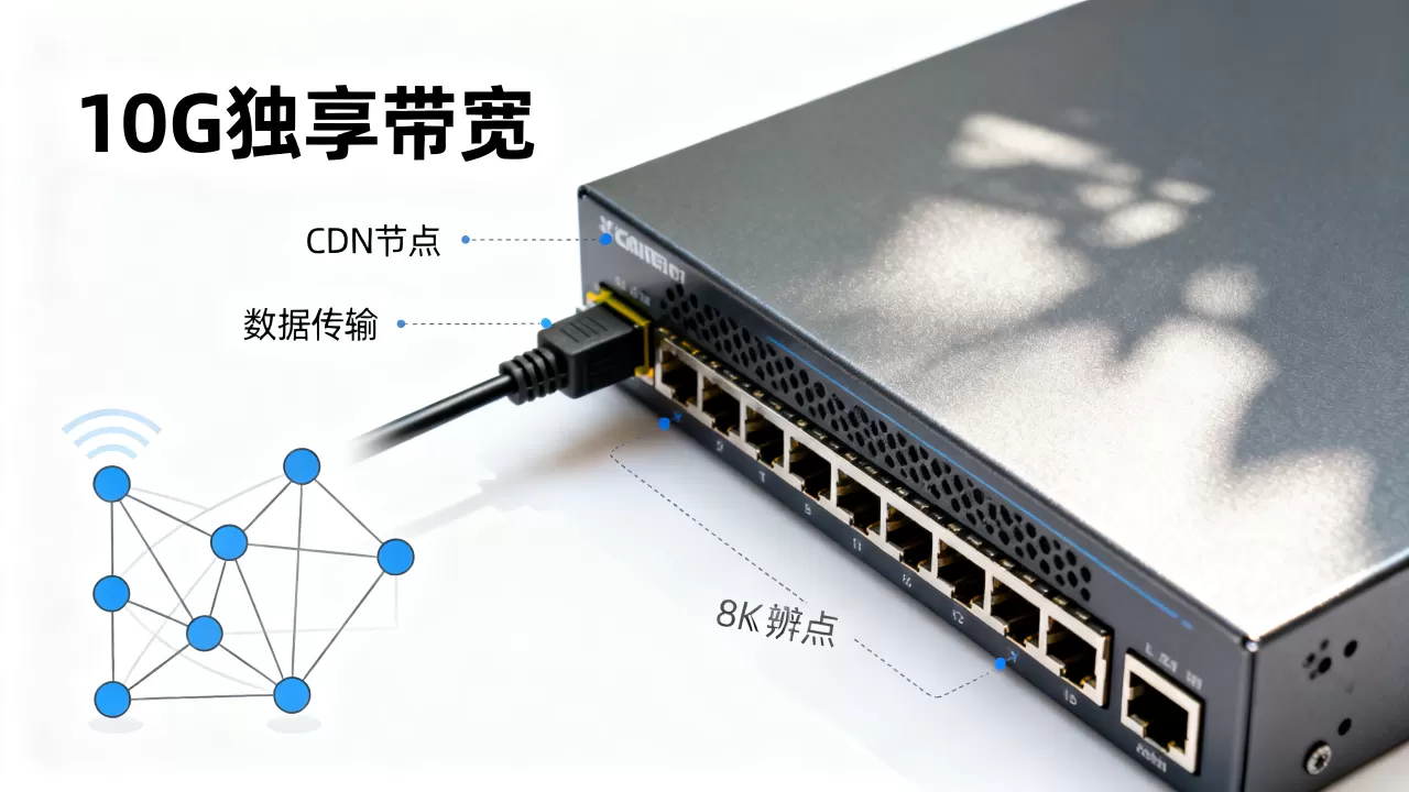 10G独享带宽服务器做CDN效果如何？10G独享带宽服务器做CDN方案