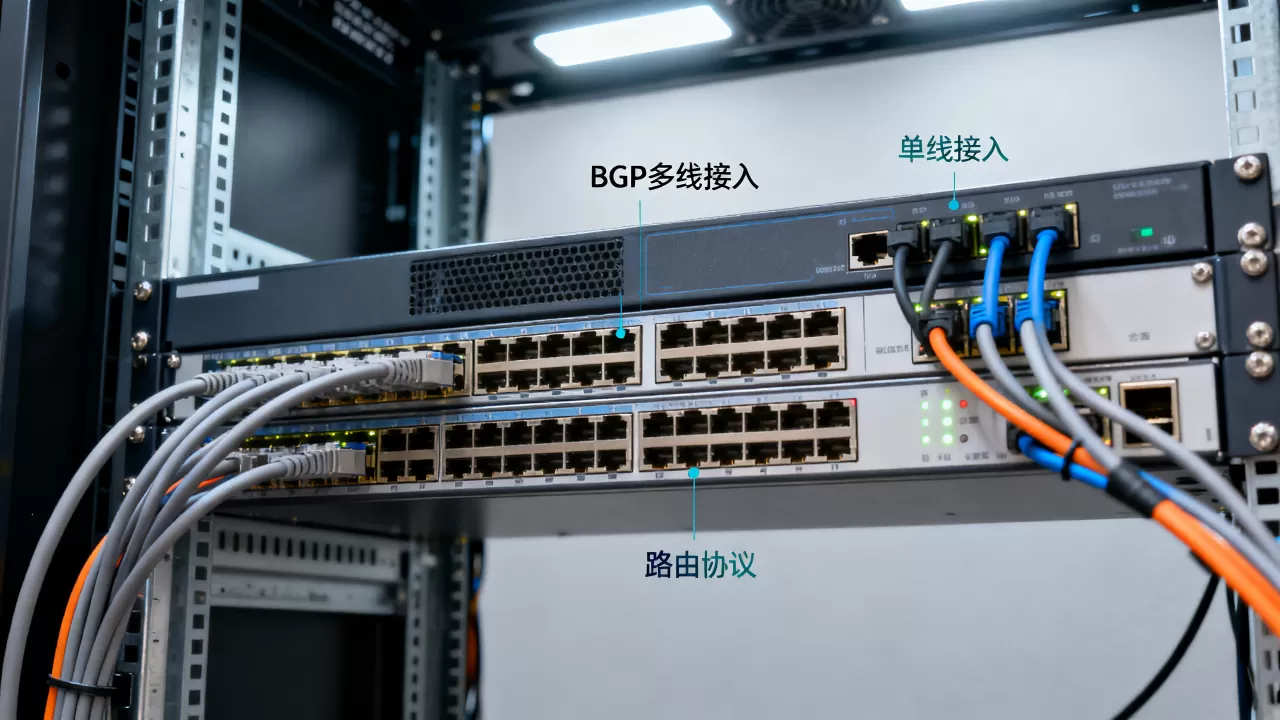 BGP机房多线接入原理是什么？多线接入和单线区别