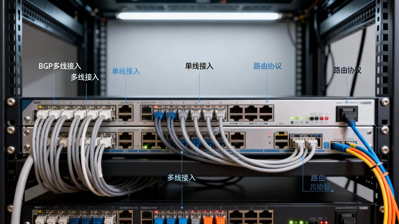 BGP机房多线接入原理是什么？多线接入和单线区别