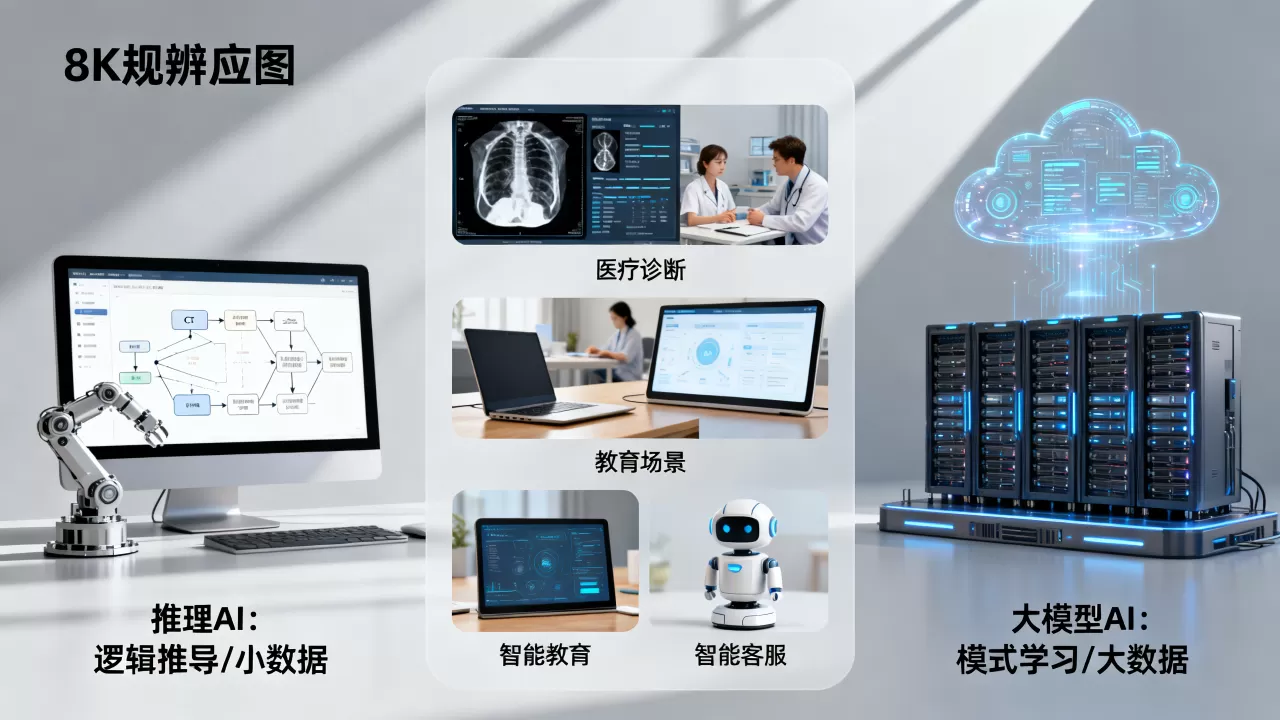 推理AI和大模型AI有什么区别？大模型AI有哪些应用场景