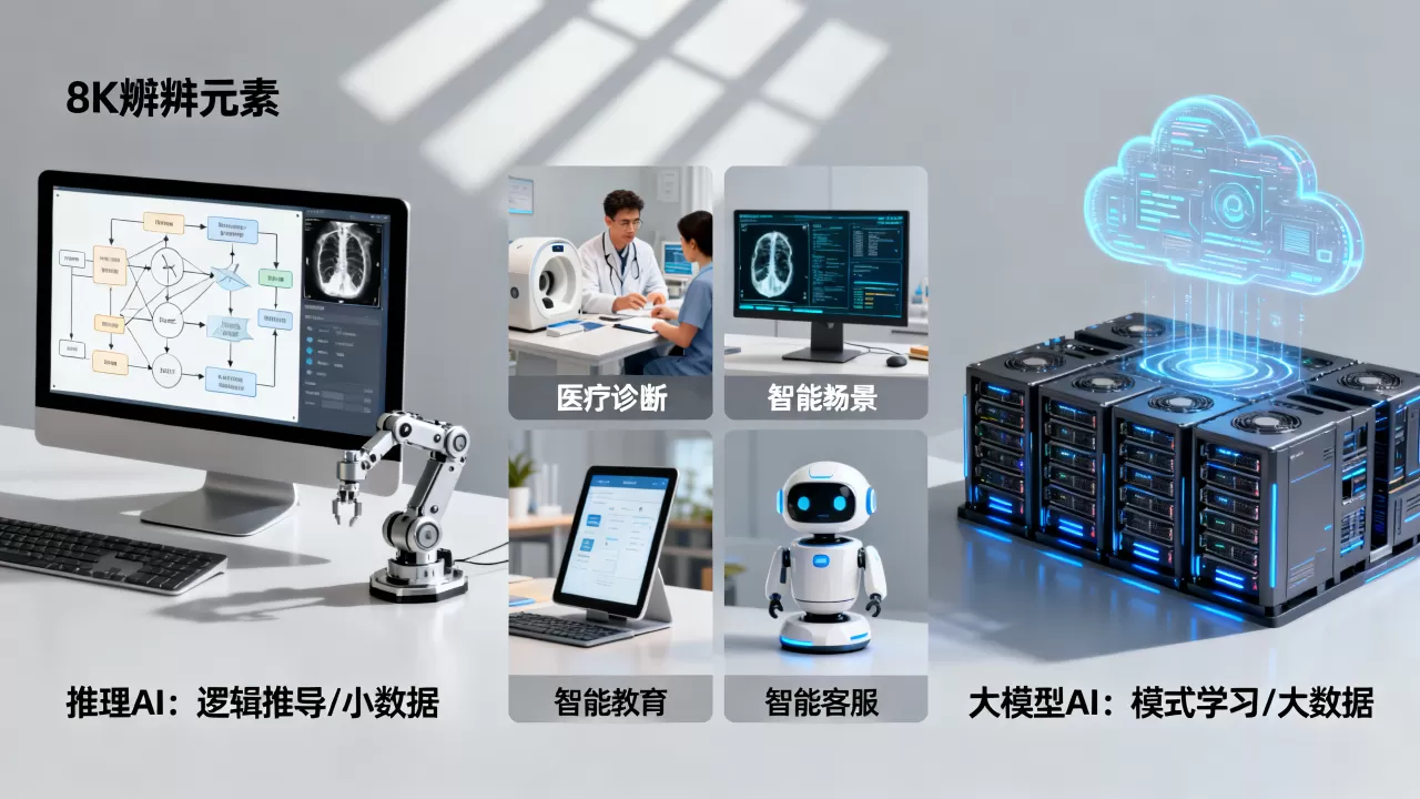 推理AI和大模型AI有什么区别？大模型AI有哪些应用场景