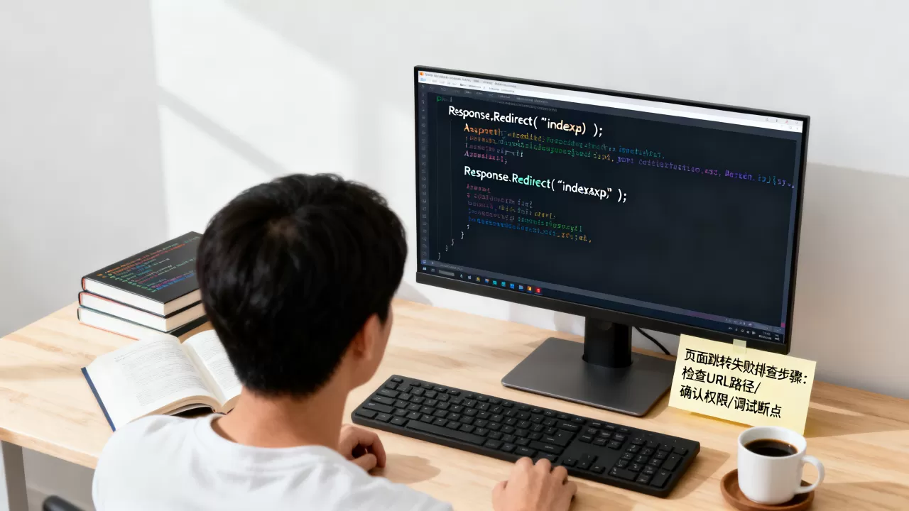 aspnet页面跳转失败怎么办？aspnet页面跳转代码怎么写