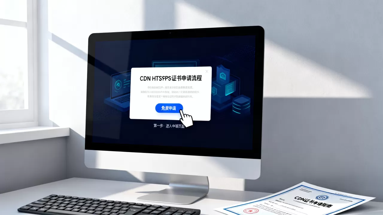 CDN HTTPS证书怎么免费申请？如何免费申请CDN证书
