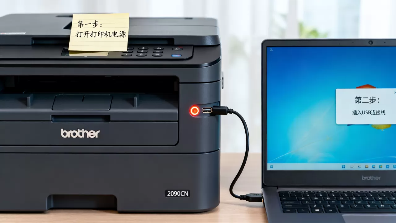 兄弟2090cdn怎么用?兄弟2090cdn打印机连接电脑教程 兄弟2090cdn怎么用?兄弟2090cdn打印机连接电脑教程