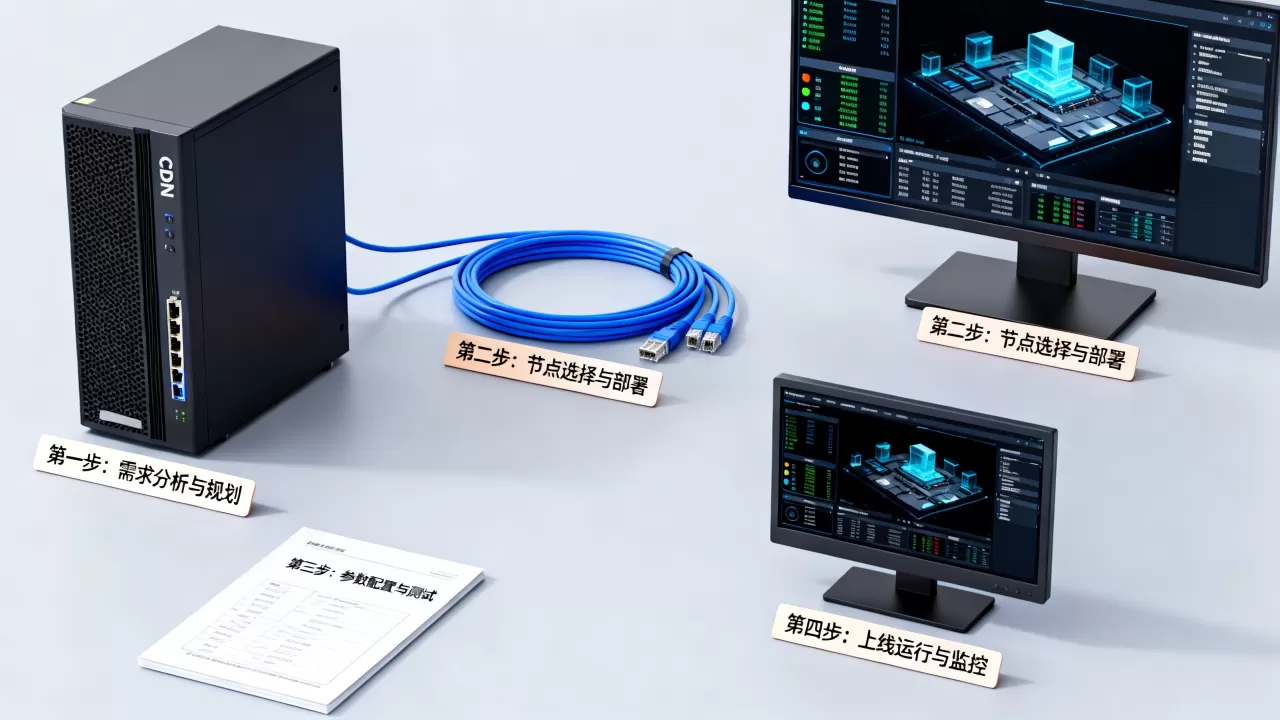 CDN网络部署方案有哪些步骤？企业CDN加速部署流程详解
