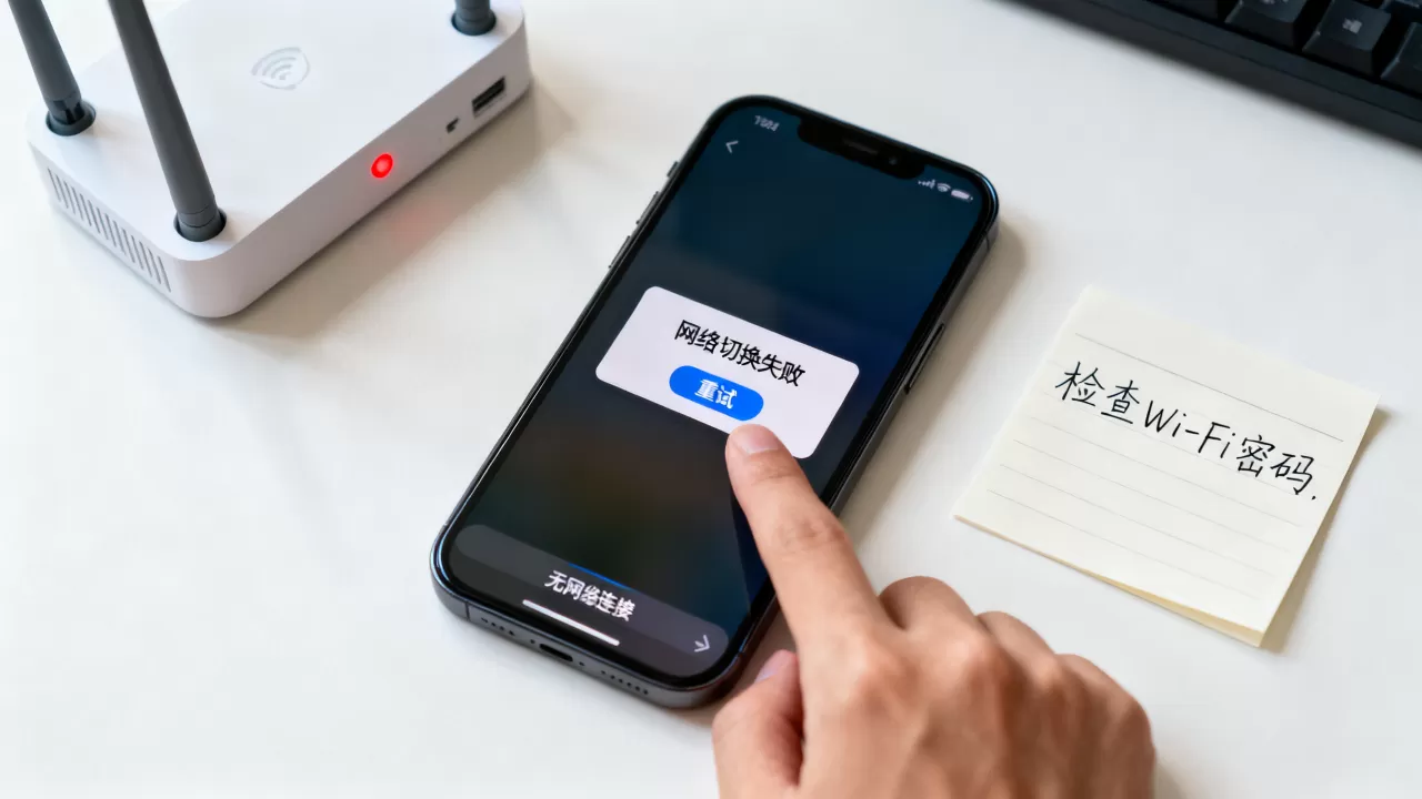 app切换网络失败怎么办？手机切换网络无反应