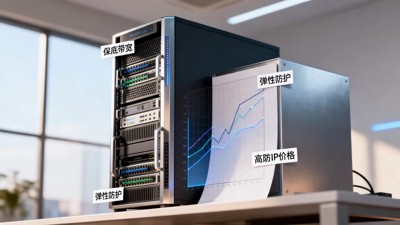 DDoS高防套餐保底和弹性怎么选？高防IP价格是多少
