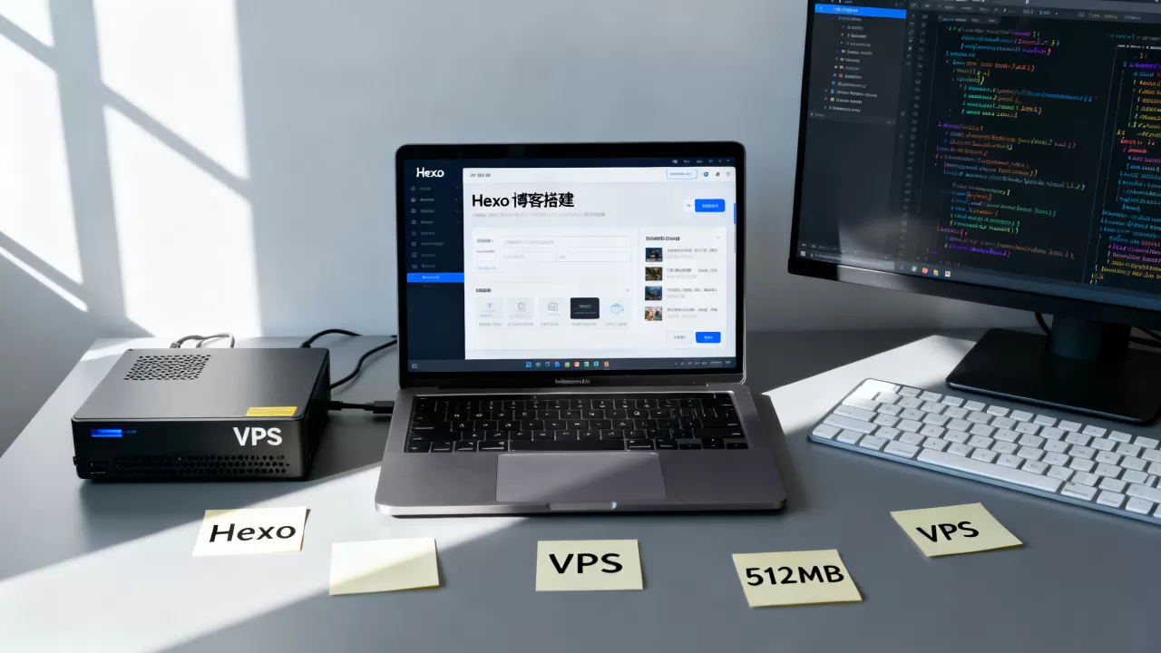 512MB VPS能搭建Hexo博客吗？低配VPS搭建博客教程