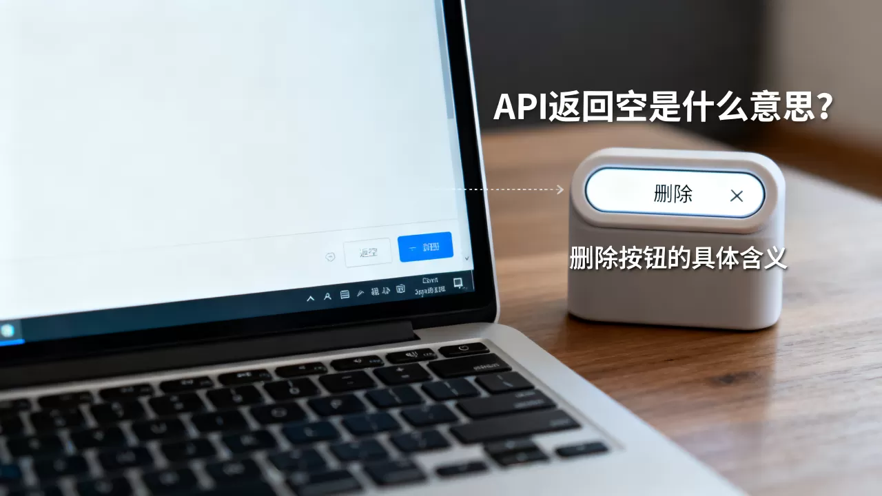 API返回空是什么意思？删除按钮的具体含义