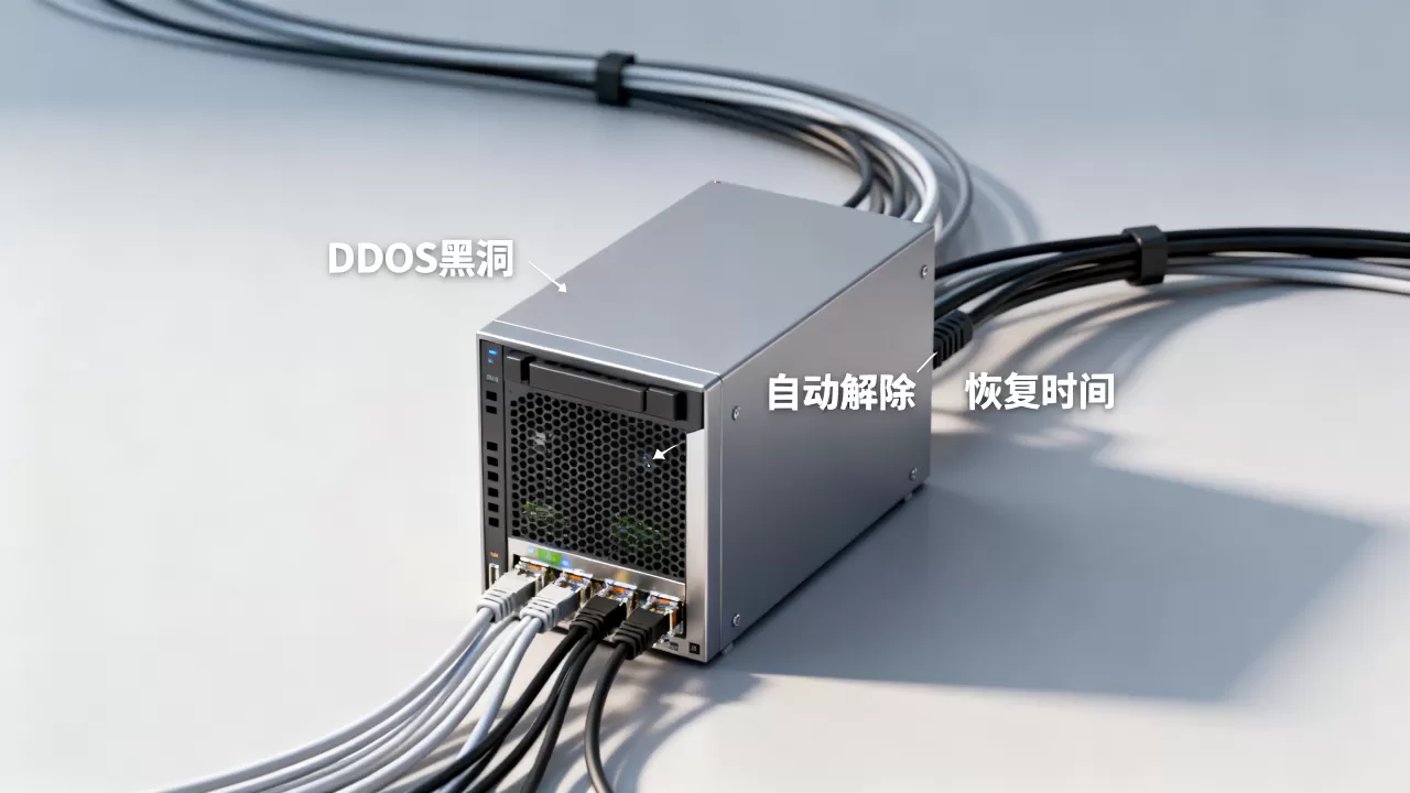 服务器DDoS黑洞多久自动解除？黑洞多久能恢复