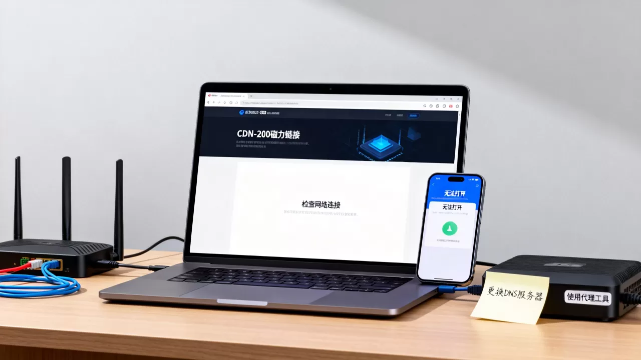 CDN-200磁力怎么解决？CDN-200磁力链接打不开怎么办