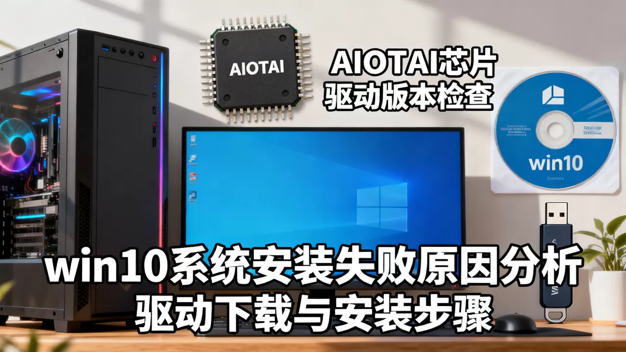 AIOTAI芯片驱动是什么？win10系统安装失败解决方法