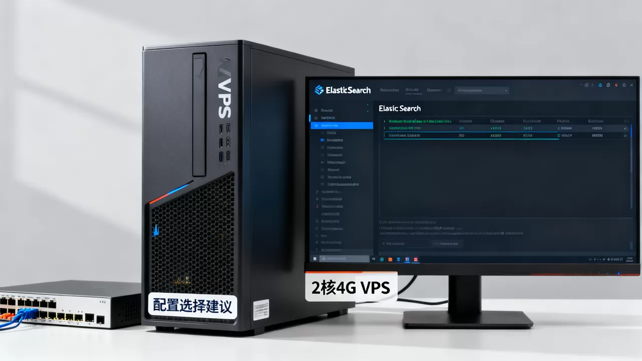 2核4G VPS跑Elasticsearch卡不卡，VPS配置怎么选择