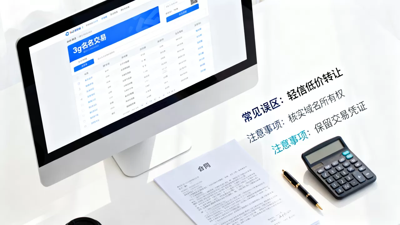 3g域名交易有哪些常见误区?3g域名交易需要注意什么 3g域名交易有哪些常见误区?3g域名交易需要注意什么