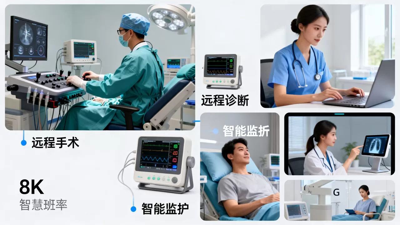 5G智慧医疗有哪些应用场景?5G在医疗行业的应用前景如何 5G智慧医疗有哪些应用场景?5G在医疗行业的应用前景如何