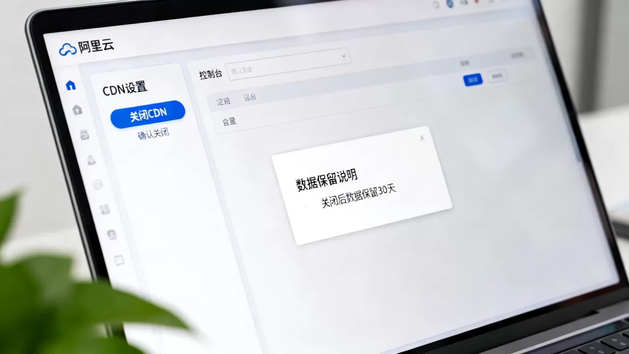 如何关闭阿里云CDN？阿里云关闭CDN后数据会保留吗
