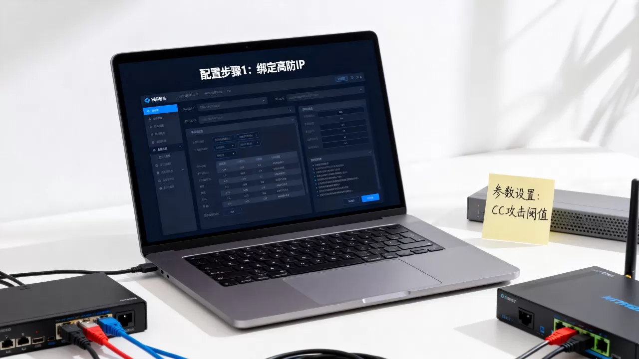 高防IP非网站转发怎么配置？高防IP防CC攻击配置教程