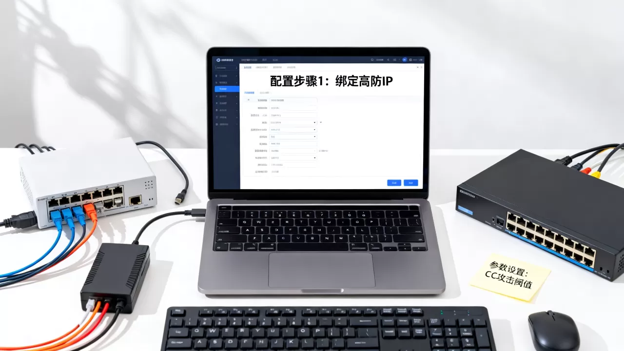 高防IP非网站转发怎么配置？高防IP防CC攻击配置教程