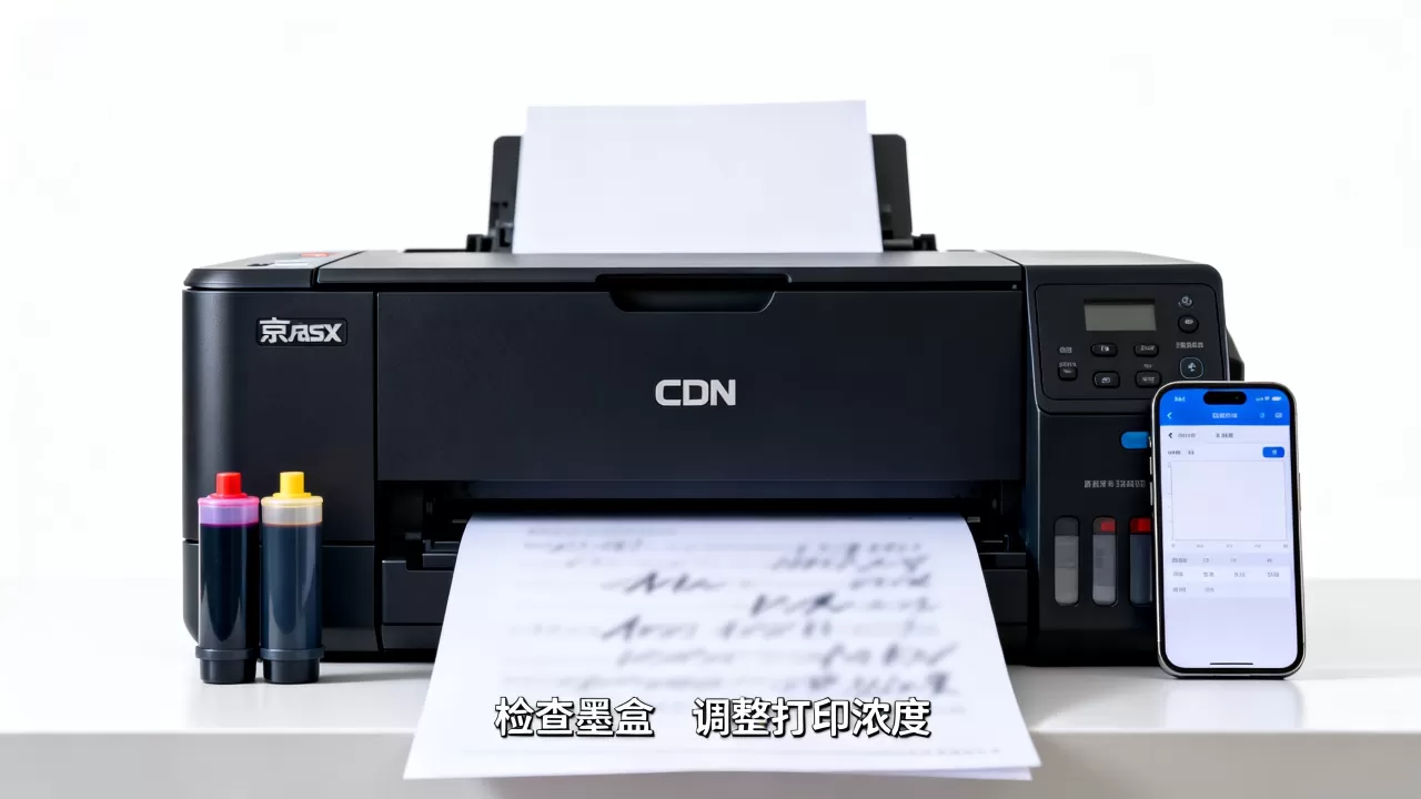 京瓷CDN打印很淡怎么办？打印机打印字迹模糊不清