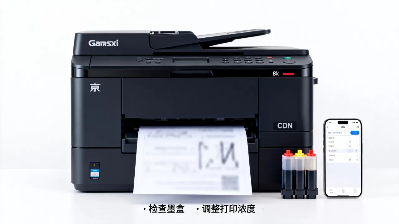 京瓷CDN打印很淡怎么办？打印机打印字迹模糊不清